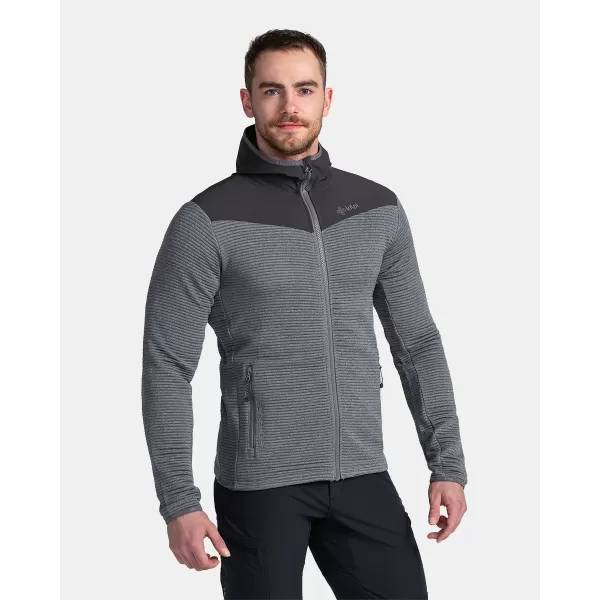  Fleece-Sweatshirt für Herren KILPI TANALI-M TM0202KI DUNKELGRAU 