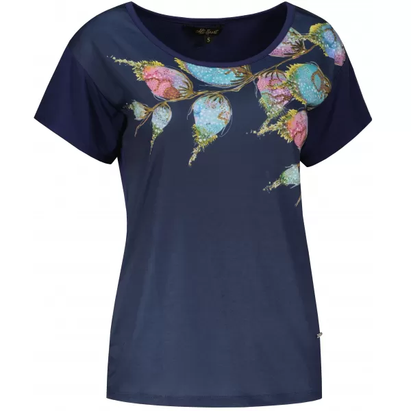  Damen-T-Shirt ALTISPORT BAILA DUNKELBLAU 