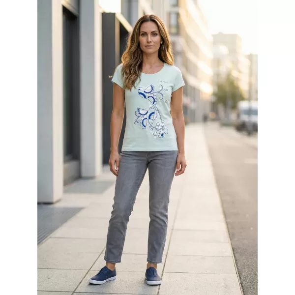  Damen-T-Shirt ALTISPORT ALW179122 FROSTBLAU 