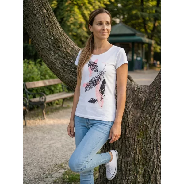  Damen-T-Shirt ALTISPORT ALW178122 WEIß 