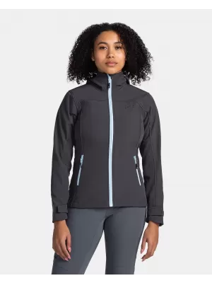 Softshelljacke für Damen KILPI RAVIA-W TL0109KI DUNKELGRAU/BLAU