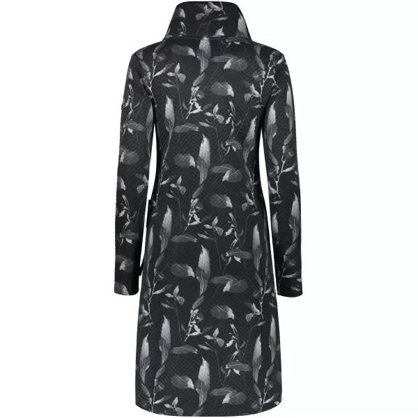  Sweatshirt-Kleid für Damen ALTISPORT BESSIE SCHWARZ 