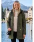 Softshell-Mantel für Damen KIXMI RHODIE MILITÄR