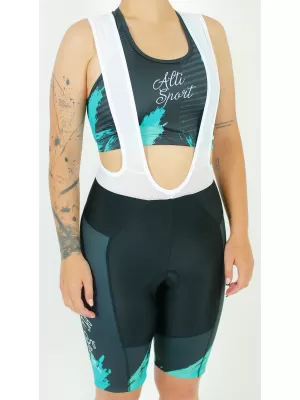 Premium-Radshorts für Damen ALTISPORT SWE/ALW01S14 TÜRKIS