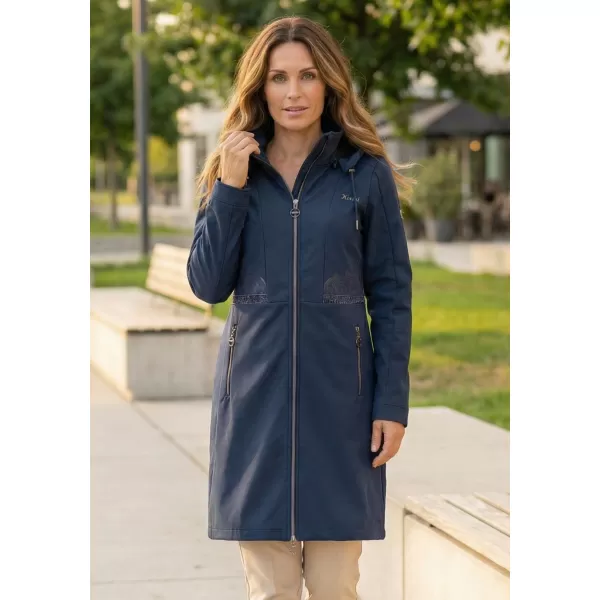  Softshell-Mantel für Damen KIXMI RITA DUNKELBLAU 