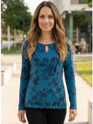Damen-T-Shirt KIXMI ROAN KEROSIN