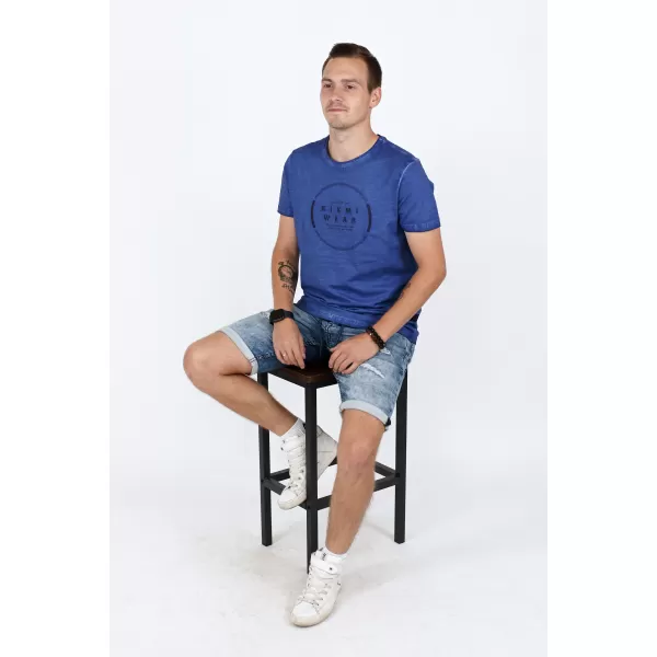  Herren-T-Shirt KIXMI RAY BLAU 