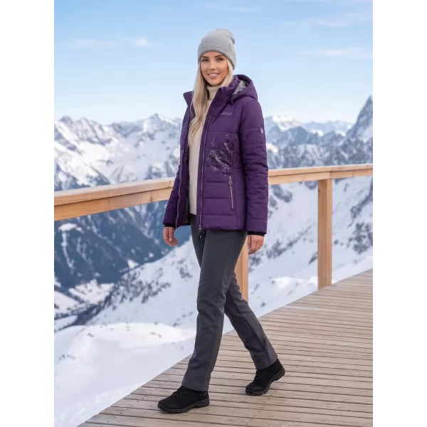  Winterjacke für Damen ALTISPORT BEATRICE LILA 