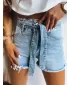 Frauen -Denim -Shorts DSTREET GELIS SY0285 BLAU