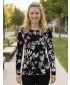 Damen-T-Shirt KIXMI ROAN SCHWARZ