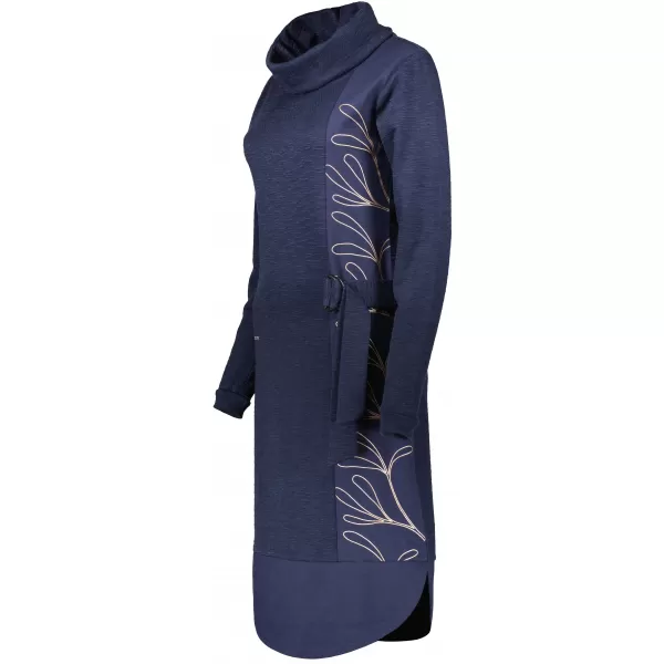  Sweatshirt-Kleid für Damen KIXMI RENIE DUNKELBLAU 