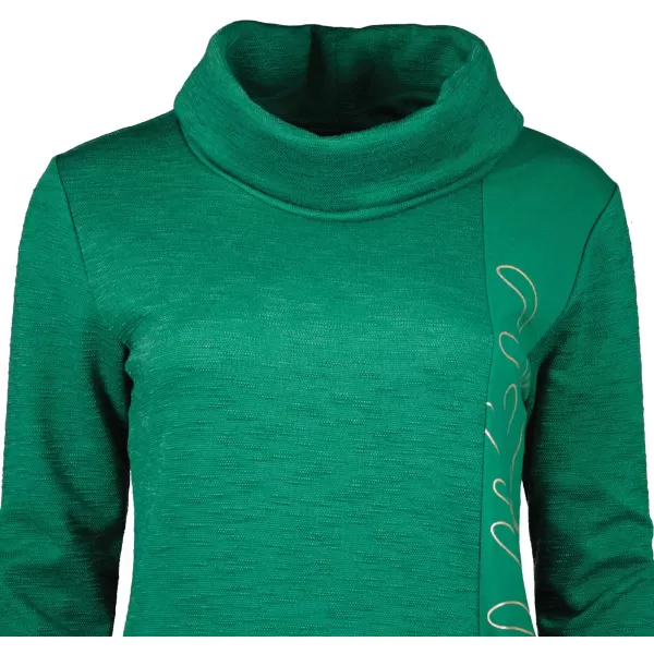  Sweatshirt-Kleid für Damen KIXMI RENIE GRÜN 