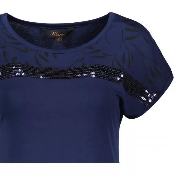  Damen-T-Shirt KIXMI ROSELLA DUNKELBLAU 
