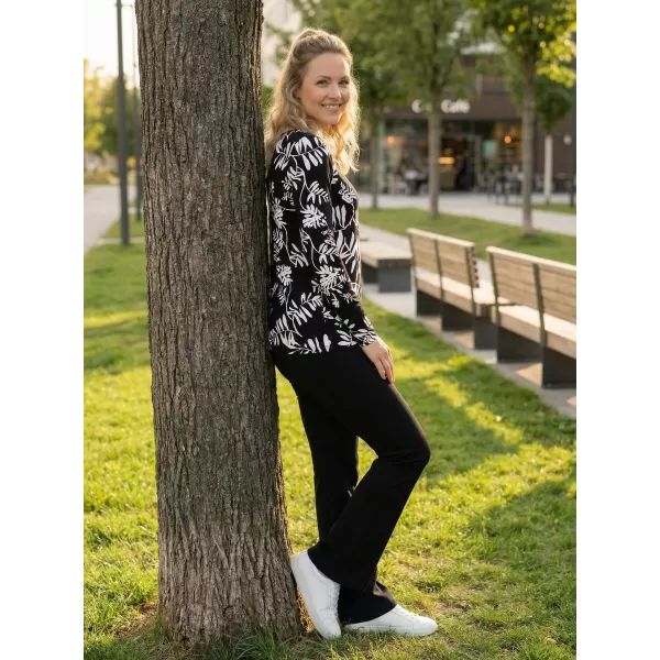  Damen-T-Shirt KIXMI ROAN SCHWARZ 