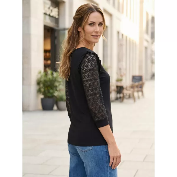  Damen-T-Shirt KIXMI REBECA SCHWARZ 