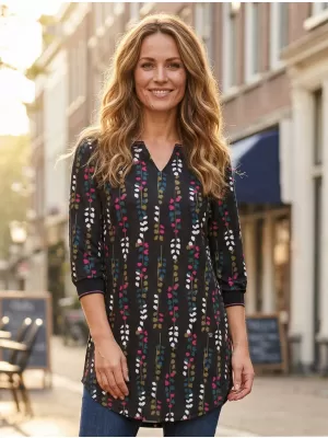 Damen-T-Shirt KIXMI ROSALIA SCHWARZ