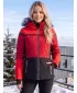Winterjacke für Damen KIXMI ROXIE ROT