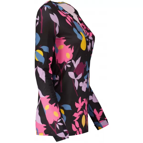  Damen-T-Shirt KIXMI ROWENA SCHWARZ 