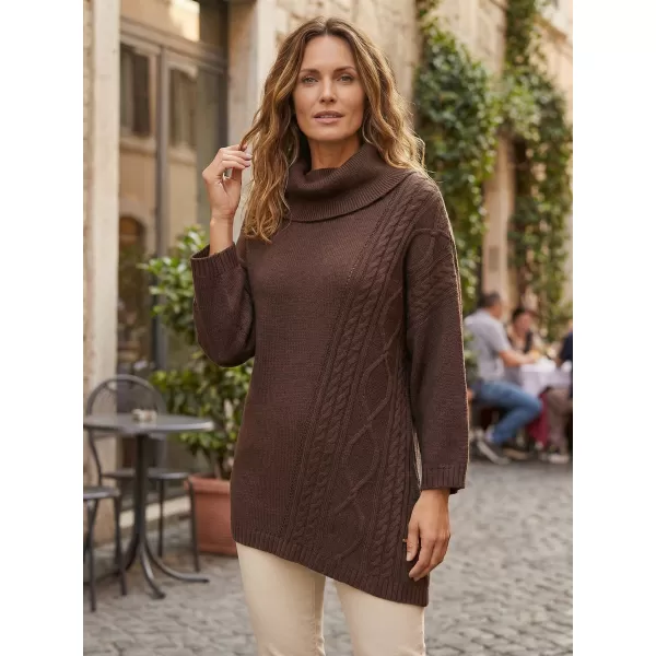  Damenpullover KIXMI ROSLIN BRAUN 