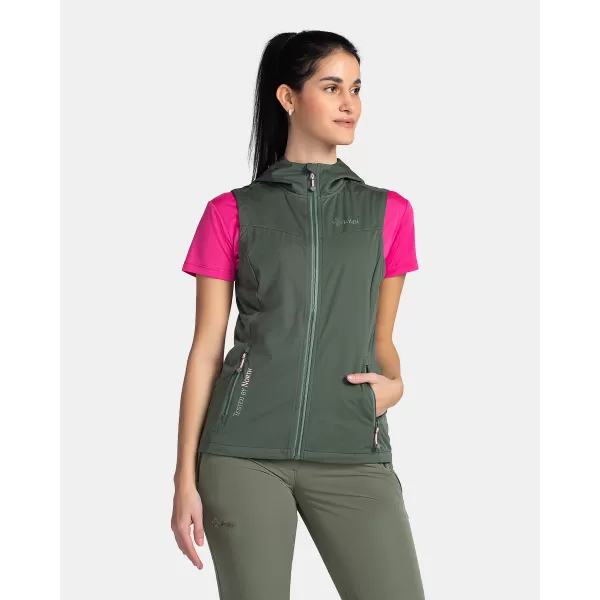  Softshellweste für Damen KILPI MONILEA-W TL0111KI DUNKELGRÜN 