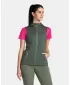 Softshellweste für Damen KILPI MONILEA-W TL0111KI DUNKELGRÜN