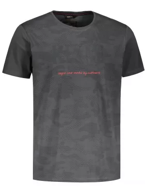 Herren-T-Shirt KIXMI RADLY DUNKELGRAU