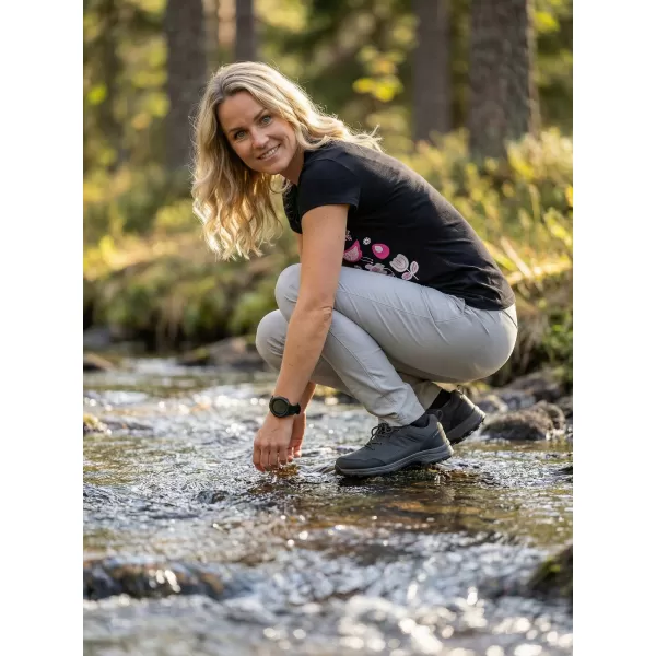  Damen-T-Shirt ALTISPORT ALW175122 SCHWARZ ROSA 