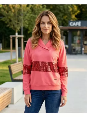 Damen-Sweatshirt KIXMI RANDY ROSA