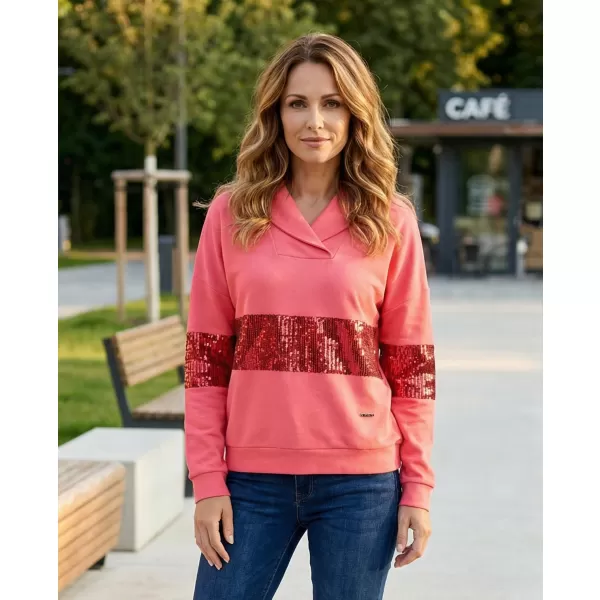  Damen-Sweatshirt KIXMI RANDY ROSA 
