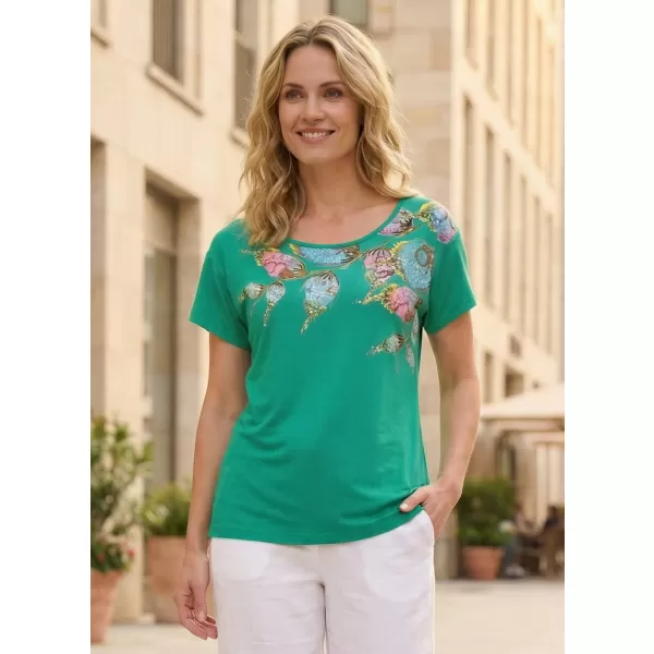  Damen-T-Shirt ALTISPORT BAILA GRÜN 