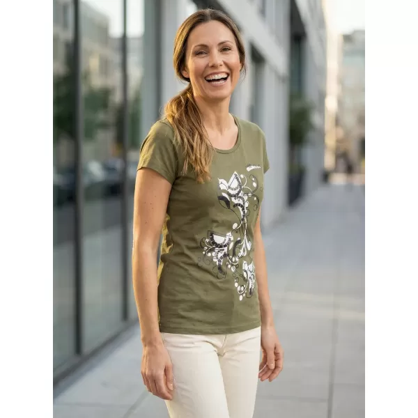  Damen-T-Shirt ALTISPORT ALW179122 KHAKI 