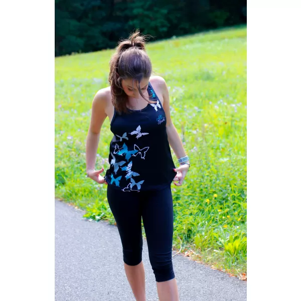  Premium-Tanktop für Damen ALTISPORT SWE/ALW05S15 SCHWARZ UND BLAU 