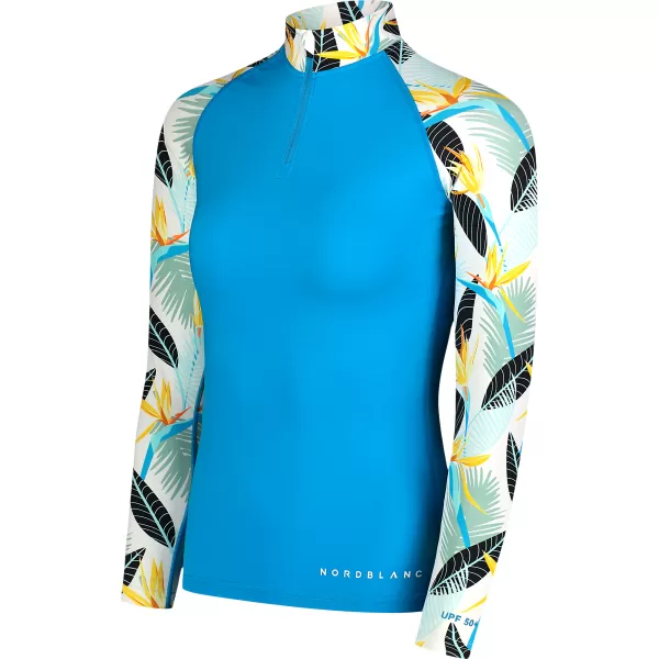  Damen-T-Shirt NORDBLANC WATER NBSLF7865 BLAU 