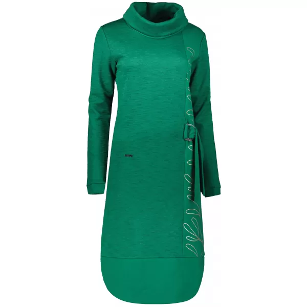  Sweatshirt-Kleid für Damen KIXMI RENIE GRÜN 