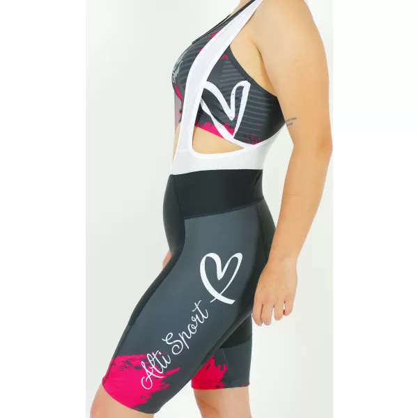 Premium-Radshorts für Damen ALTISPORT SWE/ALW01S14 ROT 