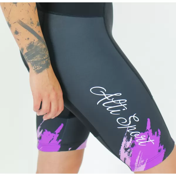  Premium-Radshorts für Damen ALTISPORT SWE/ALW01S14 LILA 