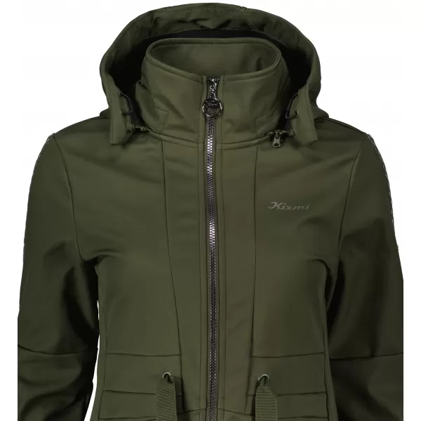  Softshell-Mantel für Damen KIXMI RHODIE MILITÄR 