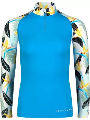 Damen-T-Shirt NORDBLANC WATER NBSLF7865 BLAU