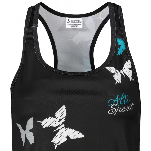  Premium-Tanktop für Damen ALTISPORT SWE/ALW05S15 SCHWARZ UND BLAU 