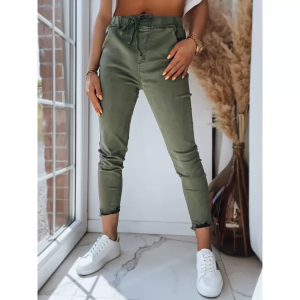  Damenhosen DSTREET MIKI UY1489 GRÜN 