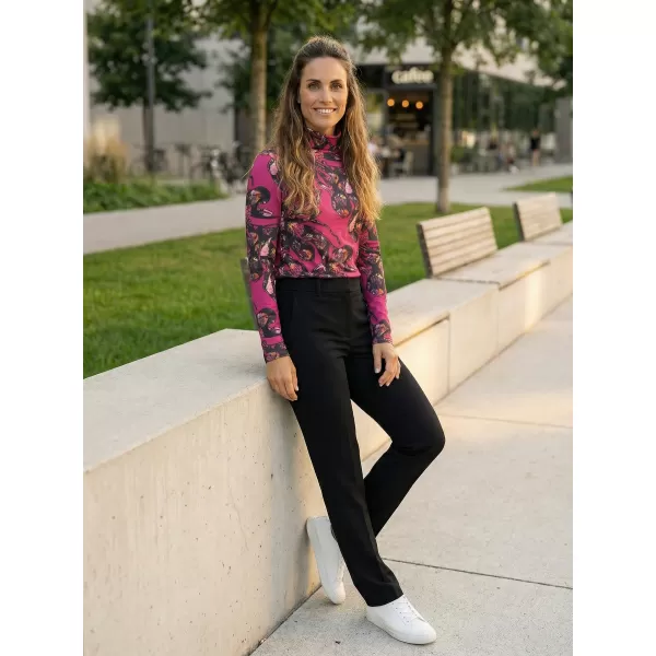  Rollkragenpullover für Damen KIXMI RINA ROSA 