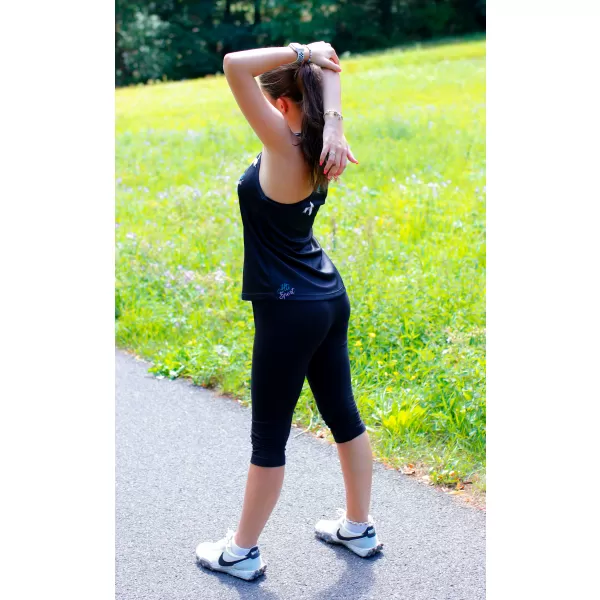  Premium-Tanktop für Damen ALTISPORT SWE/ALW05S15 SCHWARZ UND BLAU 