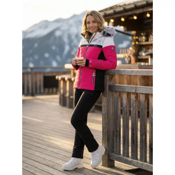  Winterjacke für Damen KIXMI RUBIE ROSA 