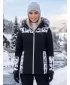 Winterjacke für Damen ALTISPORT BIANCA SCHWARZ