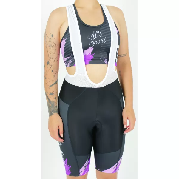  Premium-Radshorts für Damen ALTISPORT SWE/ALW01S14 LILA 