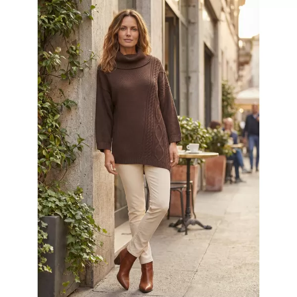  Damenpullover KIXMI ROSLIN BRAUN 