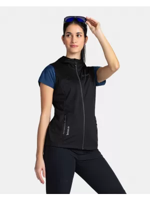 Softshellweste für Damen KILPI MONILEA-W TL0111KI SCHWARZ