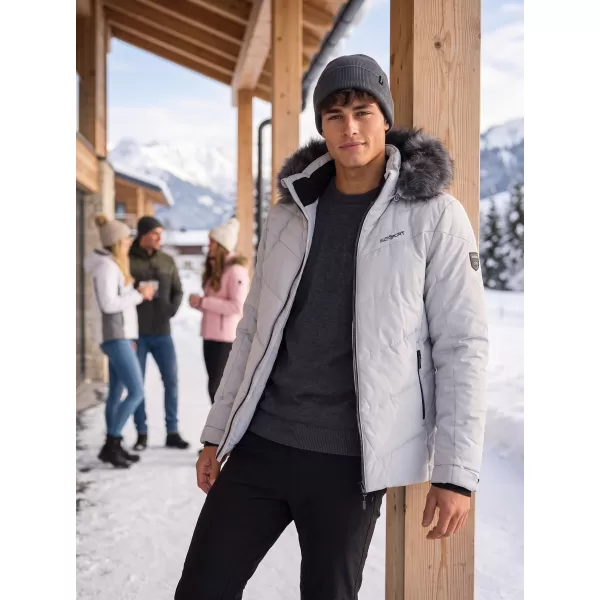  Herren-Winterjacke ALTISPORT BALDER HELLGRAU 