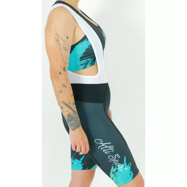  Premium-Radshorts für Damen ALTISPORT SWE/ALW01S14 TÜRKIS 