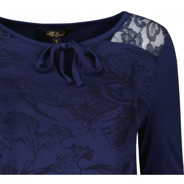  Damen-T-Shirt ALTISPORT BELINDA DUNKELBLAU 